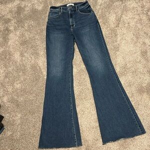 Abercrombie High rise flare jeans size 28(6) curve love